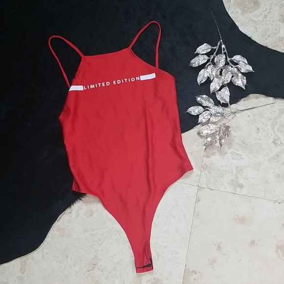 Fashion Nova Other - Fashion Nova Red One Piece Swim Large
